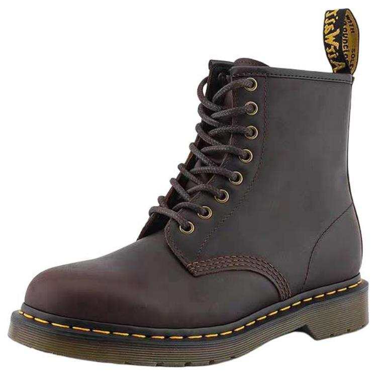 Dr.Martens Dr.Martens Cow Leather Short Combat Boots Unisex Black