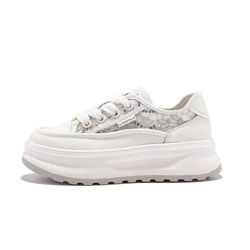 XUANBAHUI Casual Shoes Women's Low Top White