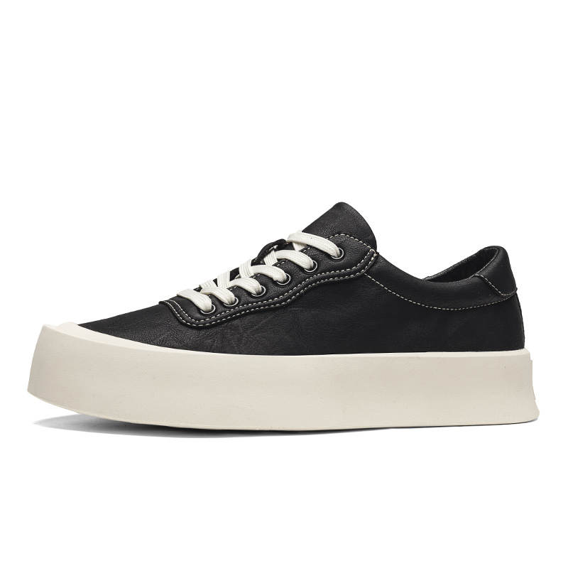 CALIFBULL Microfiber Leather Lightweight Low top Skateboard Shoes Men's