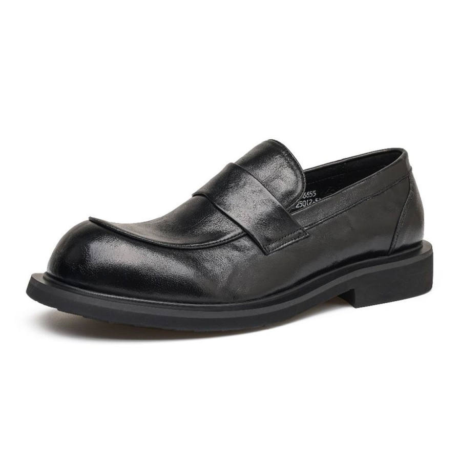 HUITE Casual Leather Shoes Men's Low Top