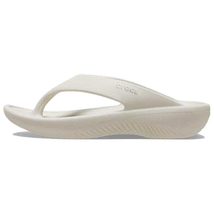 Crocs Mellow Abrasion Resistant Abrasion Resistant Flip Flops Women's Ecru