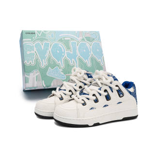 CVOJOO Puffy Shoes Slip Resistant Slip Resistant Low top Skateboard Shoes Unisex