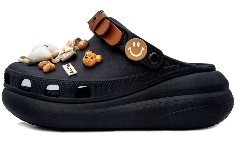 Crocs Crocs Classic Crush Charming Girl Clogs Women's Black