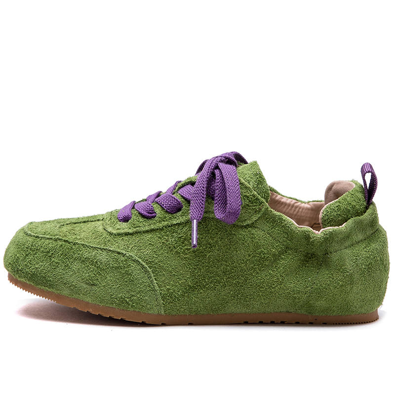 JIEZHOU Top Grain Cow Leather Abrasion Resistant Abrasion Resistant Low top Casual Shoes Women's