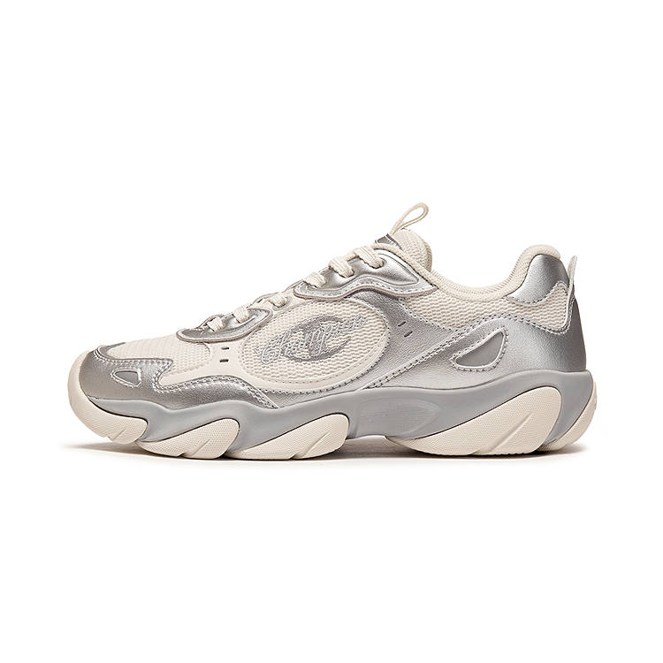 Champion Low top Chunky Sneakers Women's Silver White/Milk White