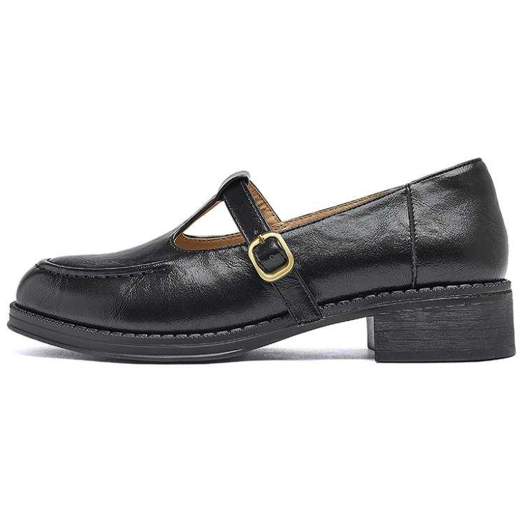AGSDON Artificial Leather Mary Jane Shoes Women's