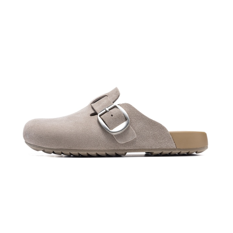 AOKANG Closed Toe Slippers Women's Gray