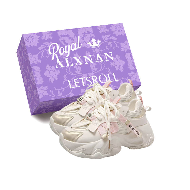 Alxnan Low top Chunky Sneakers Women's Beige