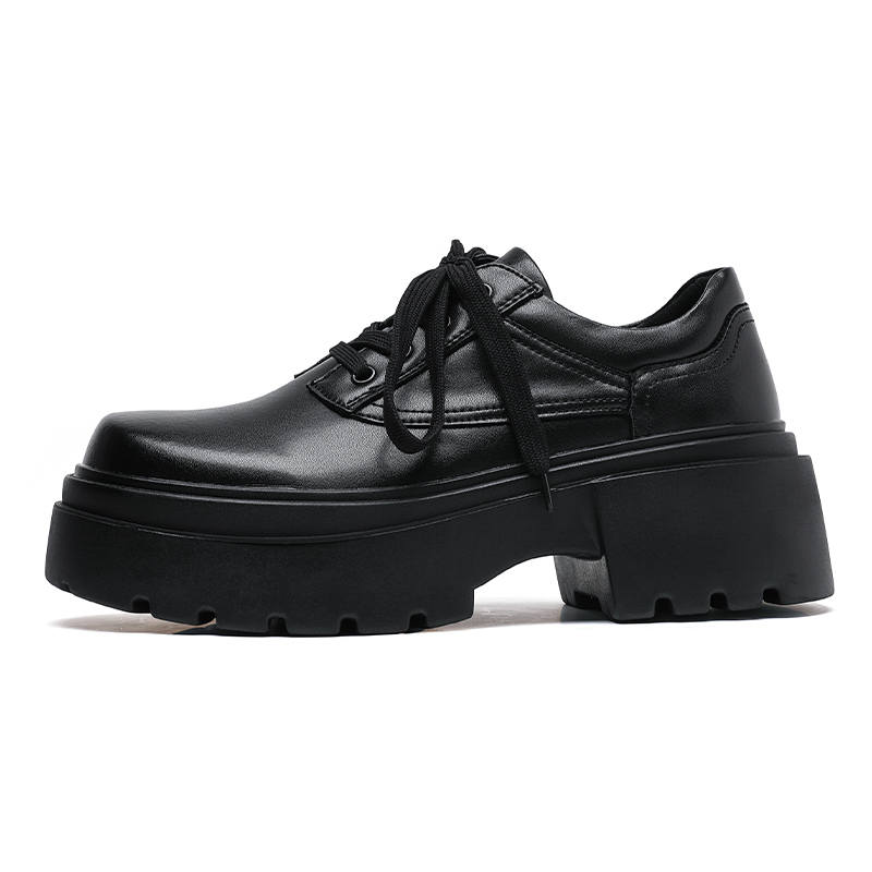 LUOMAIKE Microfiber Leather Men's Casual Leather Shoes Men's Black