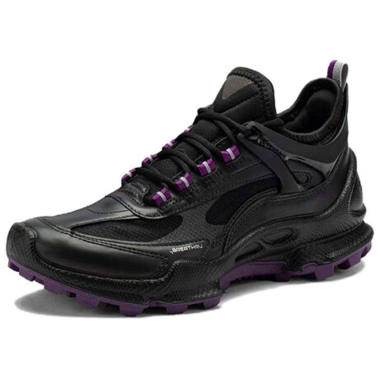 Ecco BIOM C TRAIL Collection Cow Leather Lightweight Low top Mountaineering & Hiking Shoes Women's Black