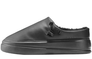 NORVINCY Men's Casual Shoes Unisex Low Top Black