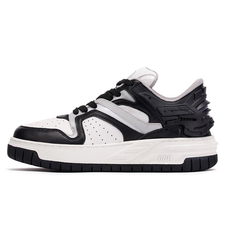 OGR GAMER Panda Stylish Skateboarding Shoes Unisex Zebra Black