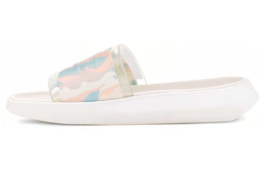 UGG UGG Slide Cali Collage Slipper Rainbow Blue Women's