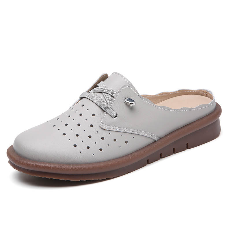 Reivantix Reivanti Slip Resistant Closed Toe Slippers Women's Gray