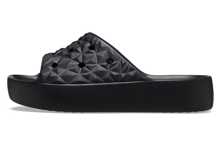 Crocs Crocs Classic Platform Slides 'Black' Women's