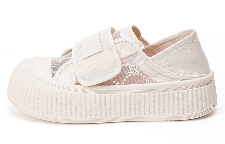 Joy&Mario Joy&Mario Fabric Platform Shoes 4.5cm Women's
