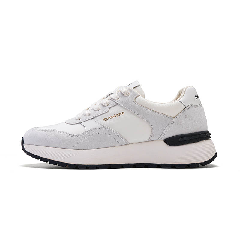NAVIGARE Abrasion Resistant Low top Casual Shoes Men's White
