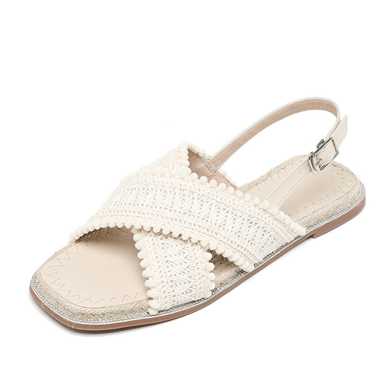 TATAYA One Strap Sandals Women's Ecru