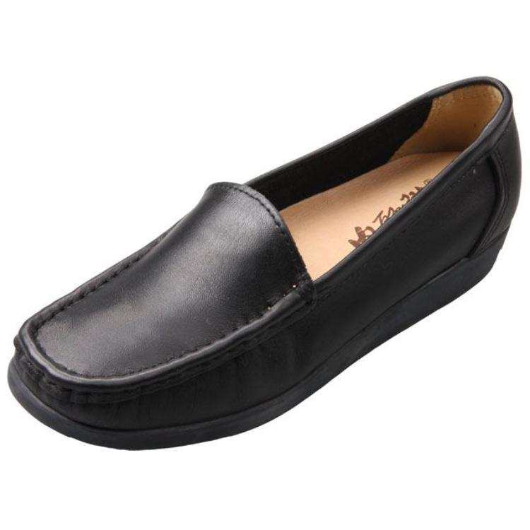 Neiliansheng Cow Leather Women's Casual Shoes Women's Black