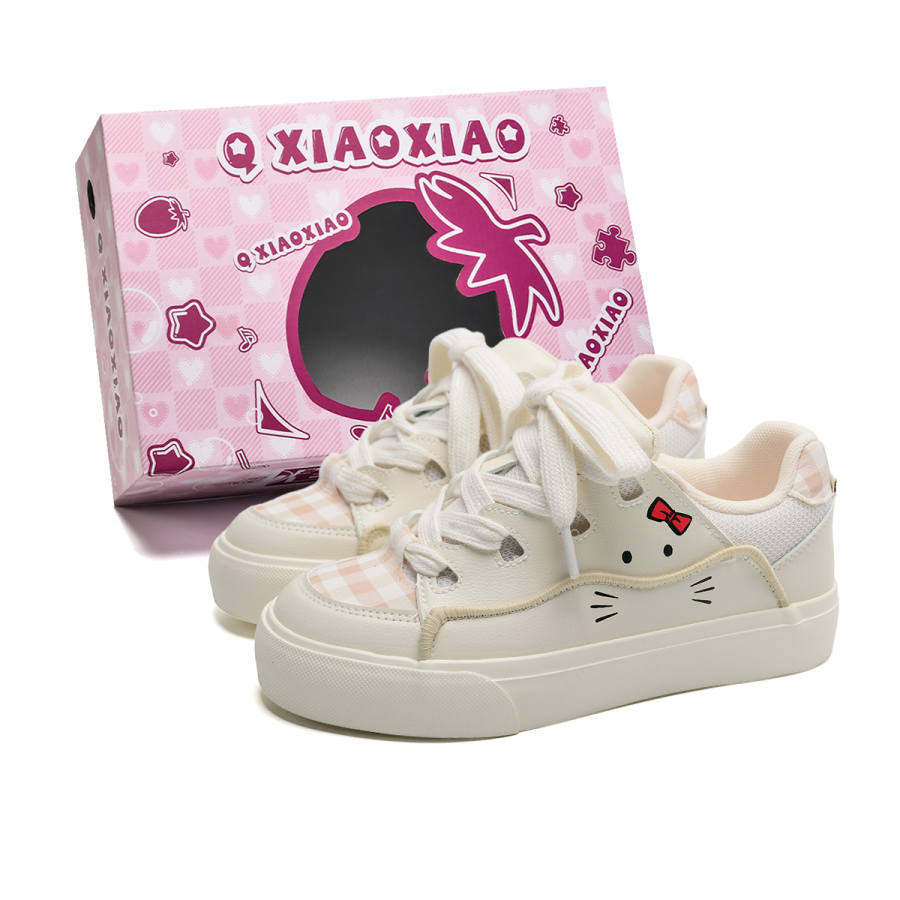 QUANXIAOXIAO Canvas Abrasion Resistant Lightweight Wear resistant And Lightweight Low top Skateboard Shoes Women's
