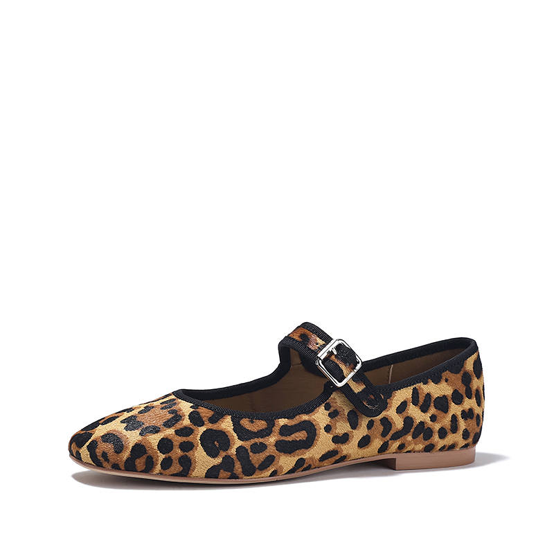 Brut Ros′e Mary Jane Shoes Women's Leopard Brown