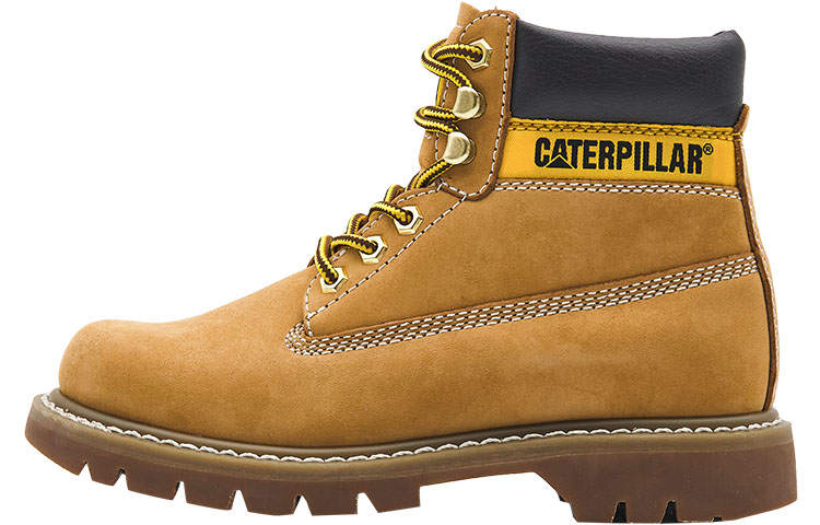 CAT Colorado Leather Short Outdoor Boots Women's Yellow
