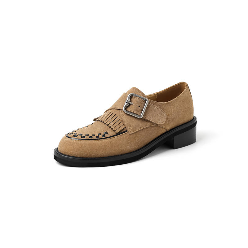 HONGYANGLIN Cow Suede Casual Shoes Women's