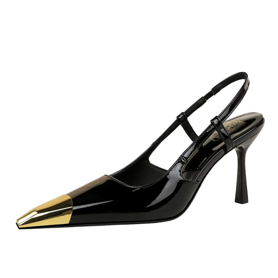 YAFEI XUANYU Pu Slim Heel High Heels Women's