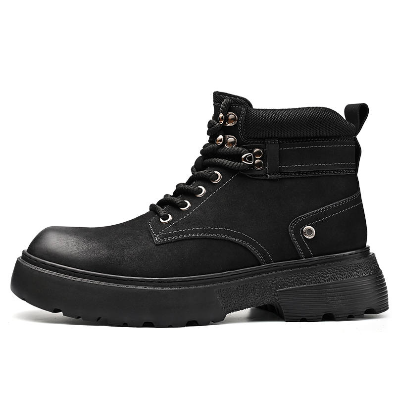 JIGONGYANG JIGONGYANG Combat Boots Men's Black/Yellow