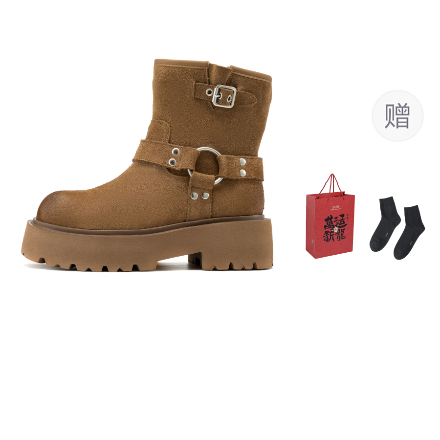 AOKANG AOKANG Ankle Boots Women's Coffee
