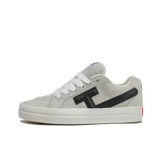 IEXX Fabric Slip Resistant Abrasion Resistant Balance Low top Skateboard Shoes Unisex Vintage Gray