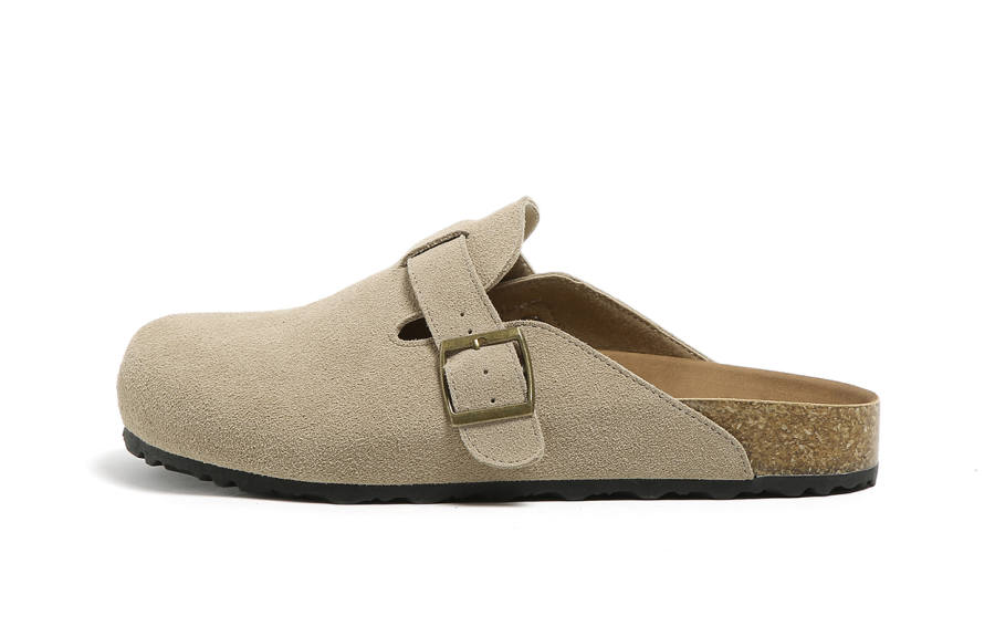 FOREVER 21 TPR Slip Resistant Lightweight Birkenstock Shoes Men's Khaki