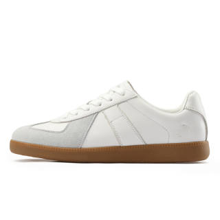 Flange Bullo Cow Leather Skateboard Shoes Men's White