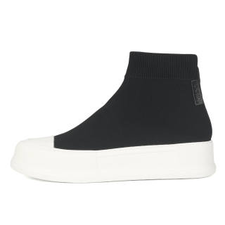 TIEKE Mesh Abrasion Resistant Breathable Abrasion Resistant Breathable Mid top Casual Shoes Men's Black