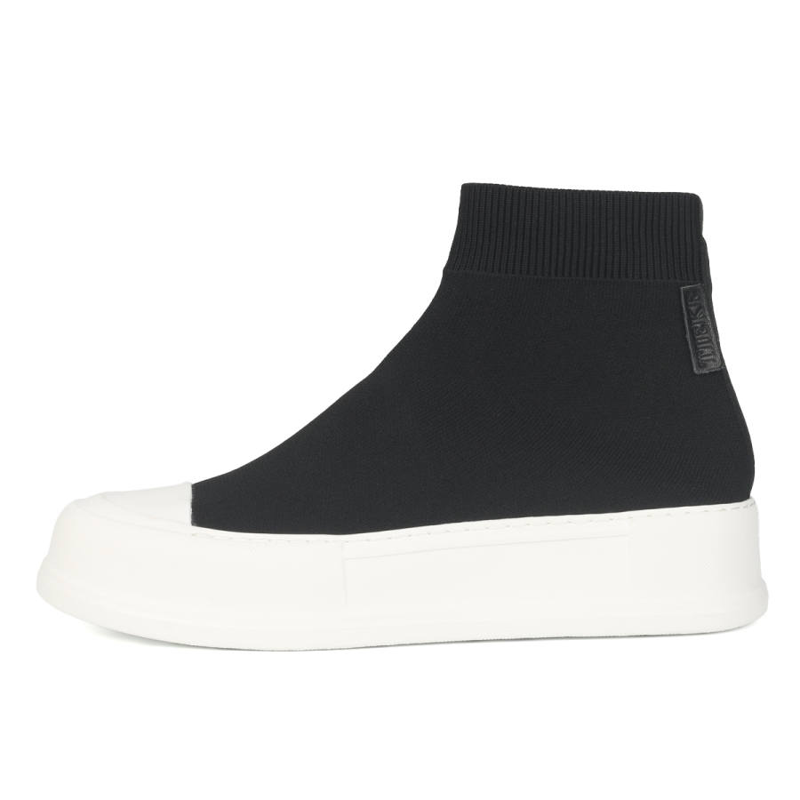 TIEKE Mesh Abrasion Resistant Breathable Abrasion Resistant Breathable Mid top Casual Shoes Men's Black