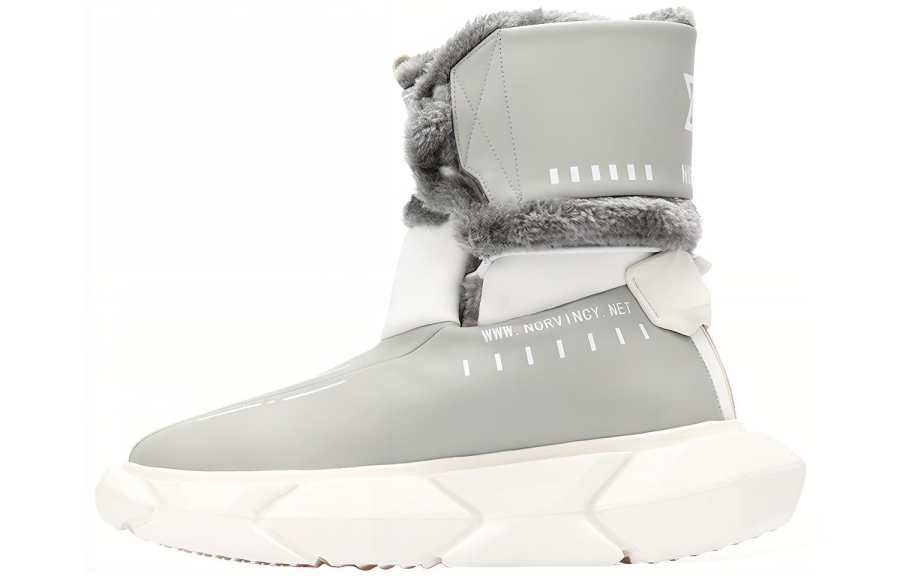 NORVINCY Thermal Coverage Thermal Coverage Outdoor Casual, Fleece Lined Snow Boots Unisex Pea Green