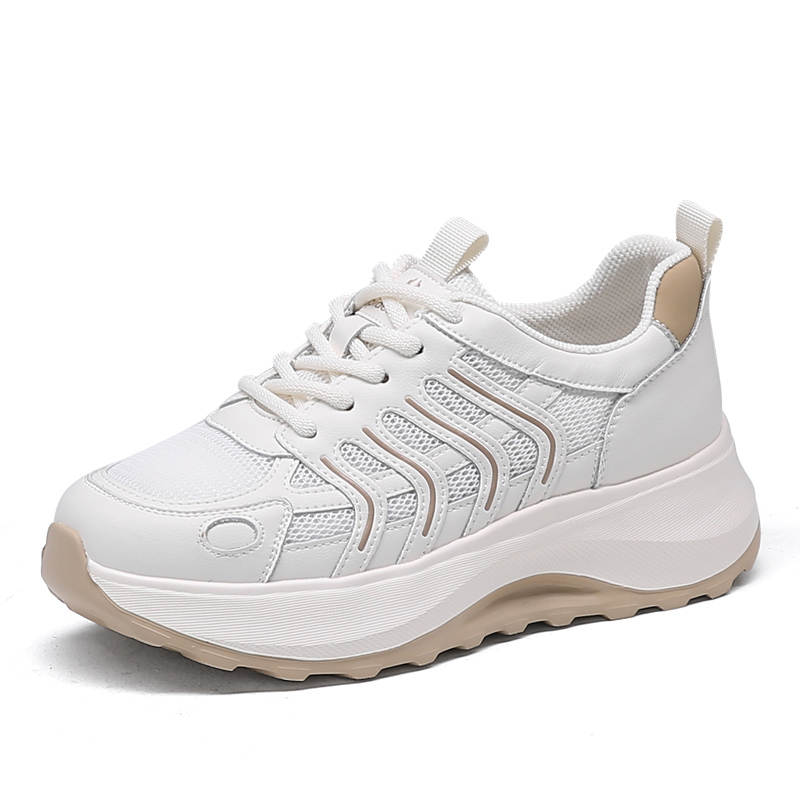 Spider King Low top Casual Shoes Women's White Apricot