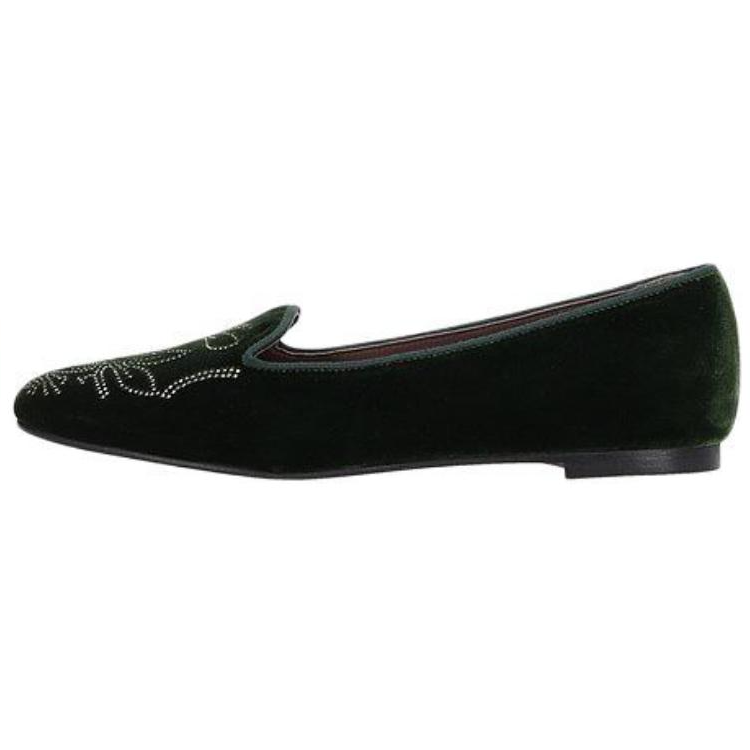 Castañer Suede Casual Shoes Women's Green