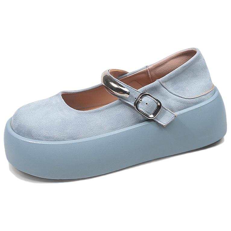 JIANGBANG Platform Mary Jane Shoes Women's