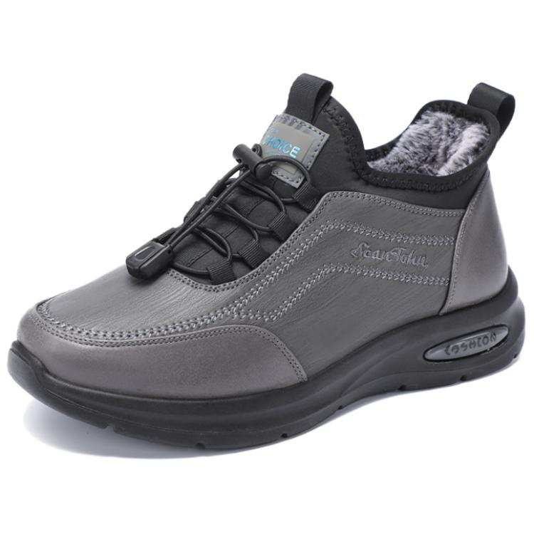 TAIHEYUAN Outdoor, Fleece Lined, Thickened Fleece Low top Casual Shoes Men's Gray