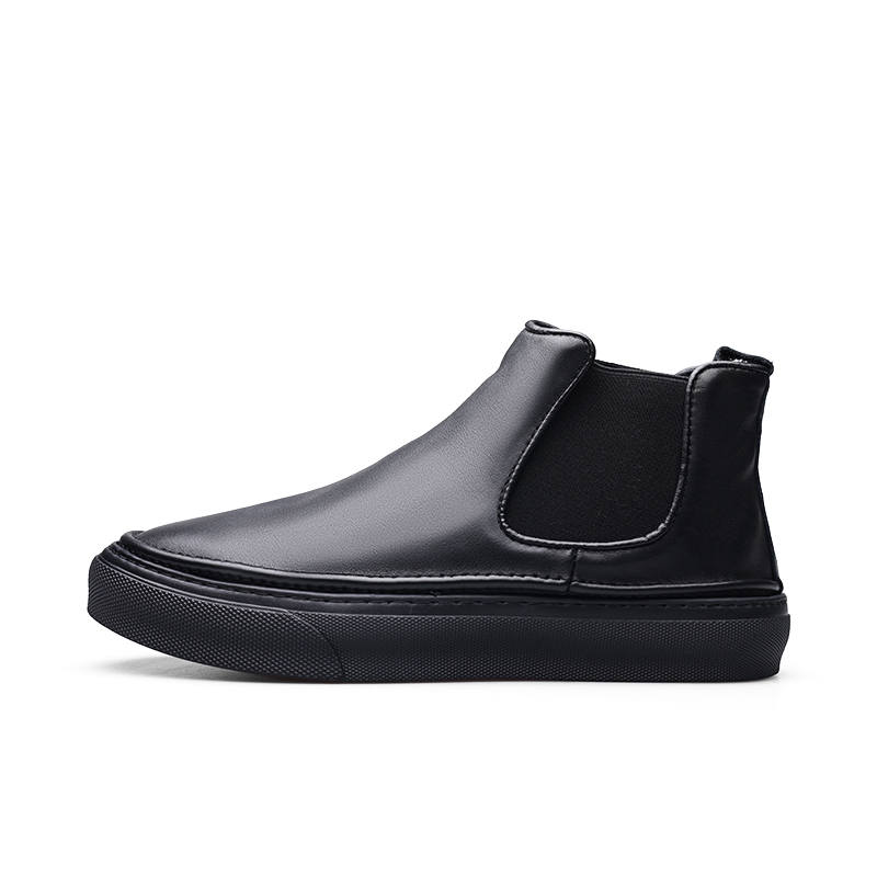 PARDASAUL Cow Leather Short Chelsea Boots Men's