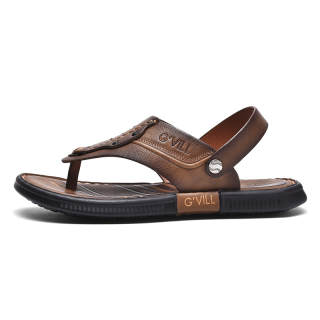 G'VILL Beach Sandals Men's Khaki/Gray