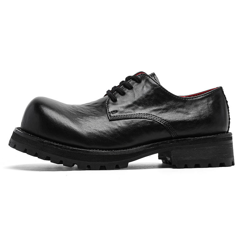 WEISHIBANGWEI WEISHIBANGWEI Microfiber Leather Casual Shoes Men's Black Red
