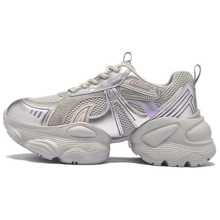 AGSDON Artificial Leather Height Increasing Height Increasing Low top Chunky Sneakers Women's