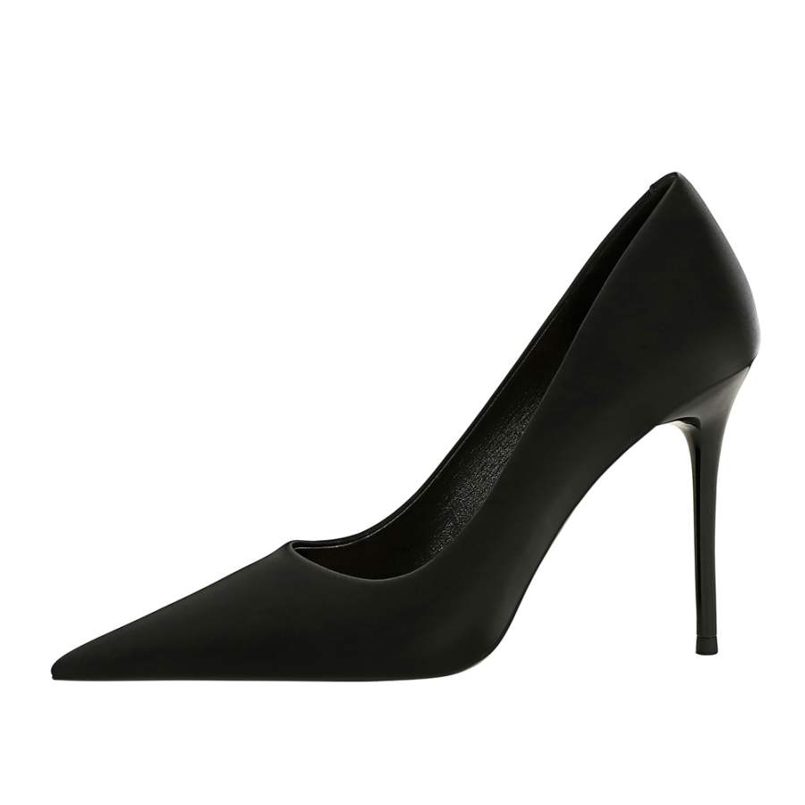 QITUMAUL Slim Heel High Heels 10cm Women's