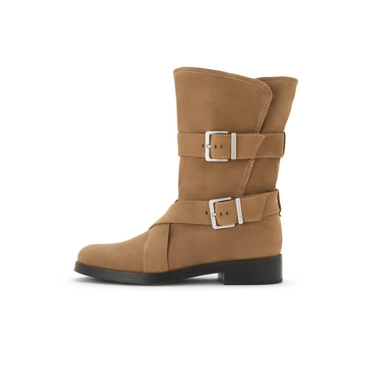 CHARLES&KEITH Small Ck Fabric Ankle Boots 3.2cm Women's