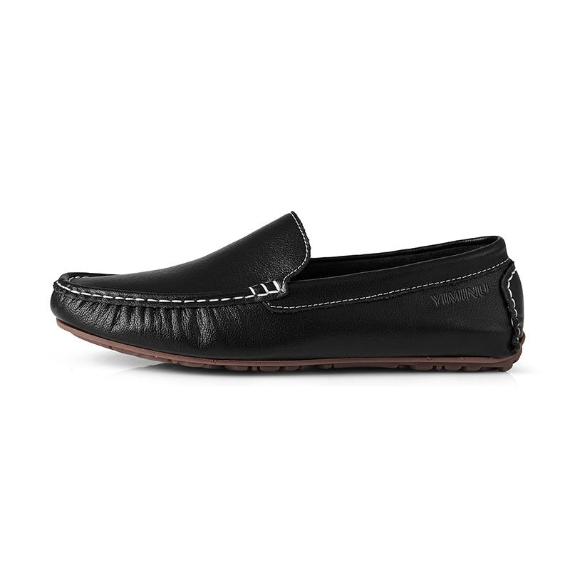 YIMINU Men's Casual Shoes Men's Low Top Black