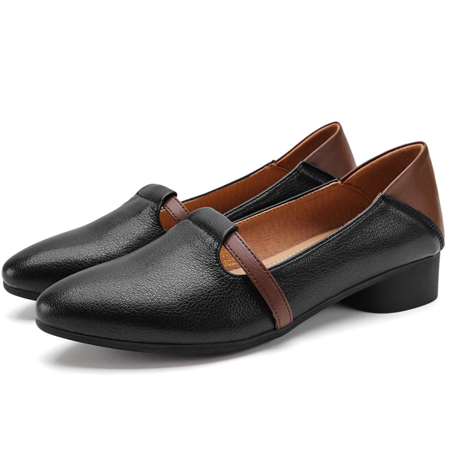 D:FUSE SCANDINAVIA D FUSE SCANDINAVIA Cow Split Leather Chunky Heel High Heels Women's