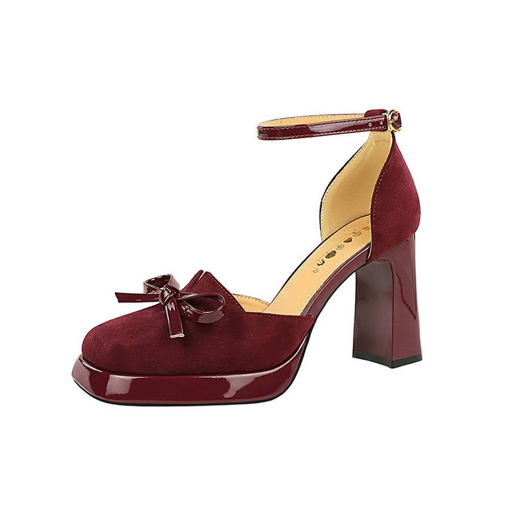 BIGTREE BIGTREE Suede High Heels Women's