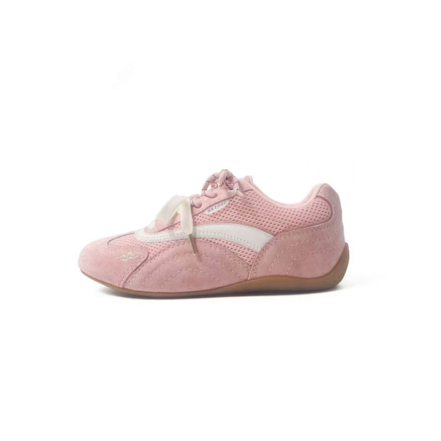 NSIOSC Leather Low top Casual Shoes Women's Pink